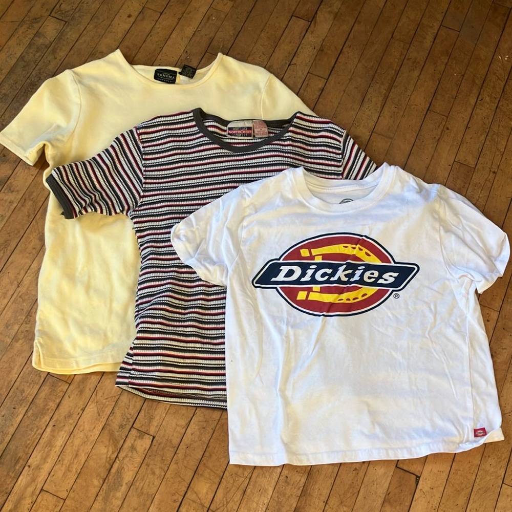 Triple the cute basic tops medium